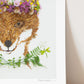 "Princess of the Forest" Flower Print