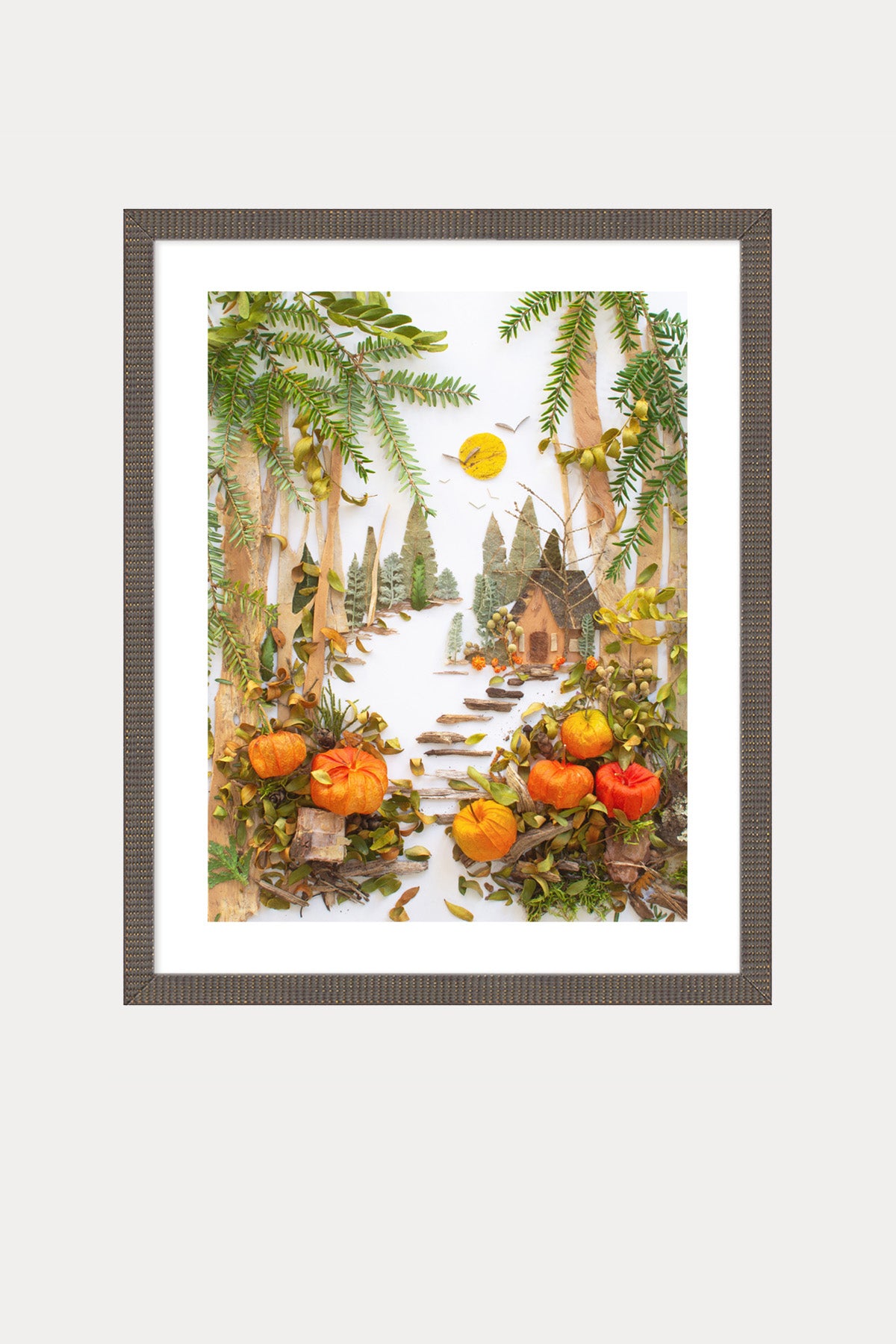 "Pumpkin Patch" Flower Print