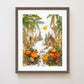 "Pumpkin Patch" Flower Print