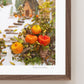 "Pumpkin Patch" Flower Print