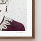 "The Notorious RBG" Flower Print