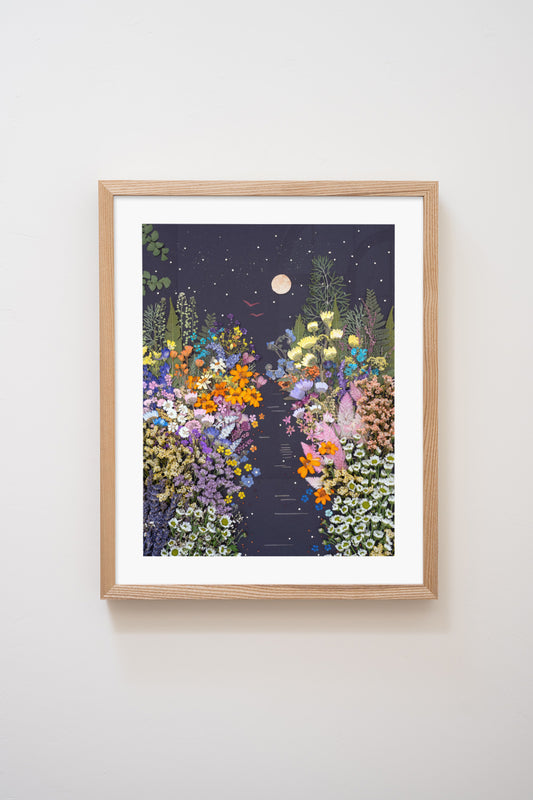 "Reflections" Flower Print
