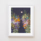 "Reflections" Flower Print
