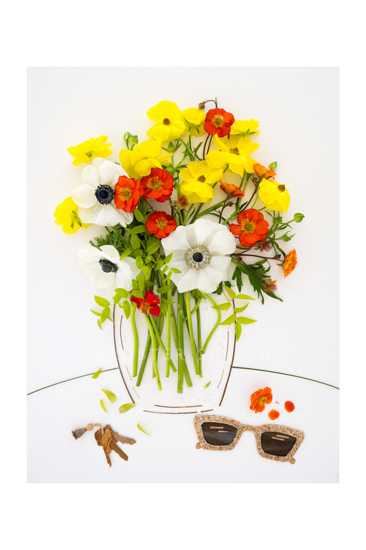 "Self Care" Flower Print