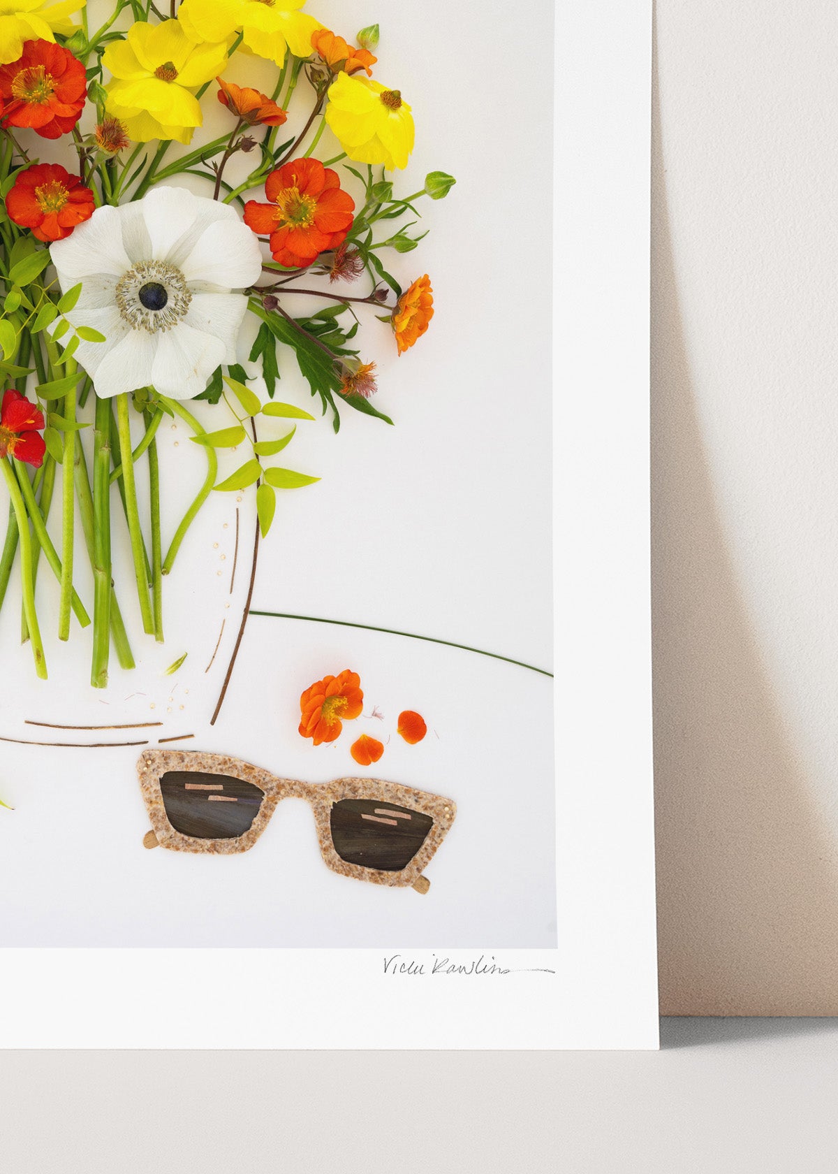 "Self Care" Flower Print