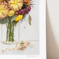 "September" Flower Print