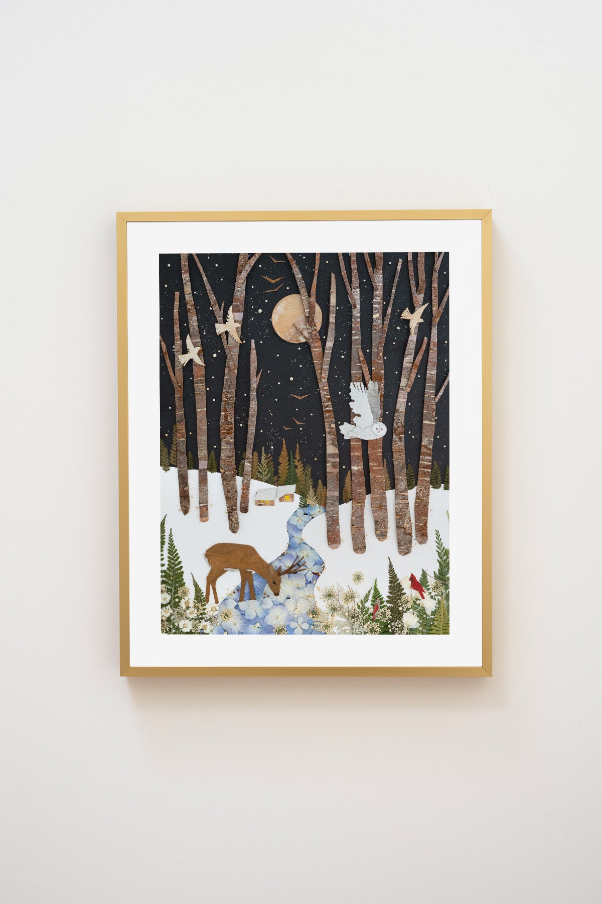 "Snowbird" Flower Print