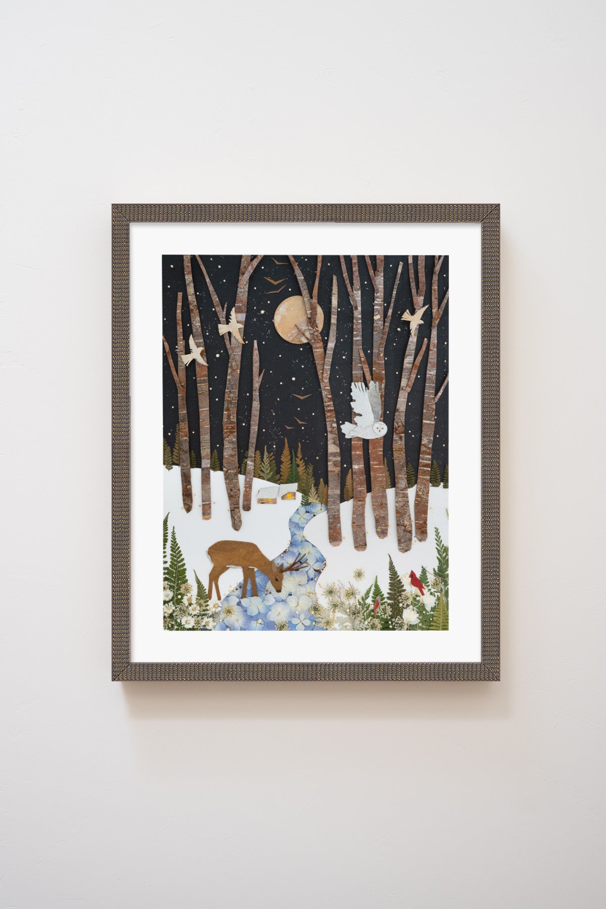 "Snowbird" Flower Print