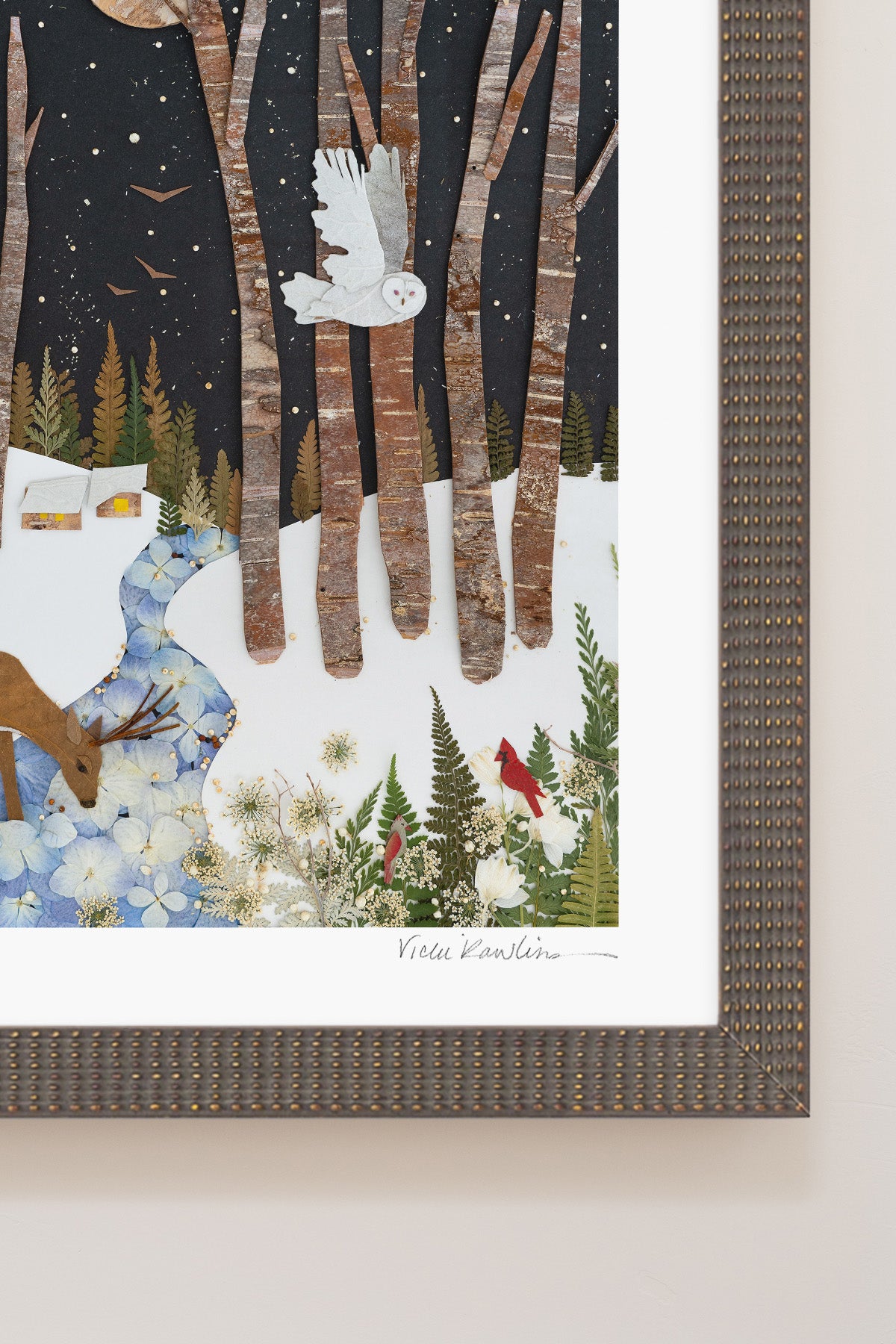 "Snowbird" Flower Print