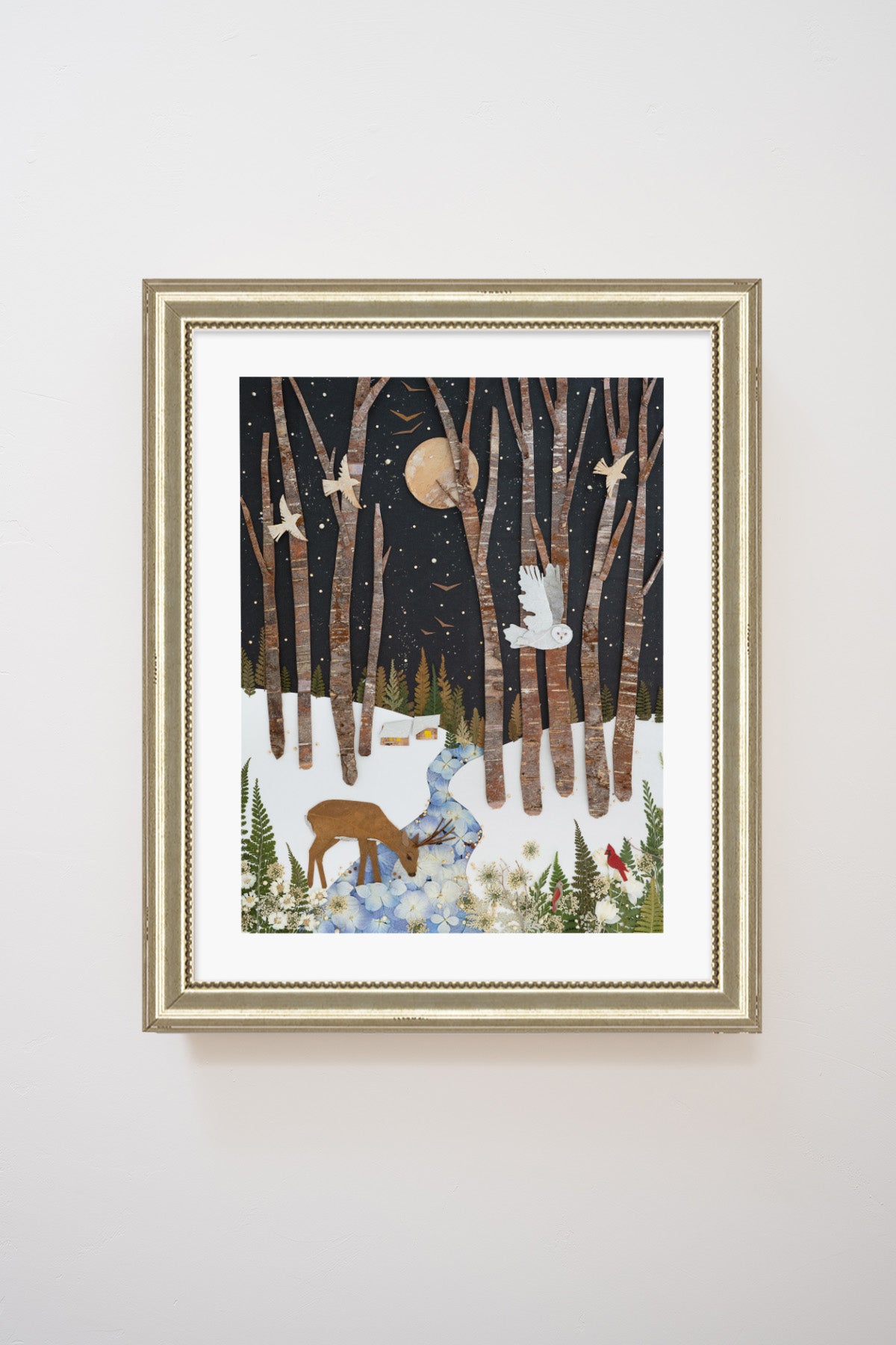"Snowbird" Flower Print
