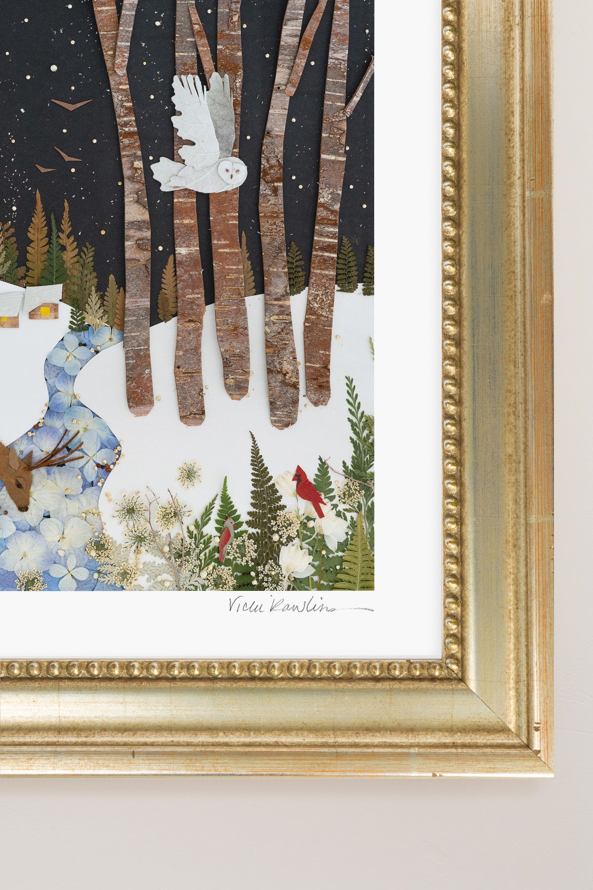 "Snowbird" Flower Print