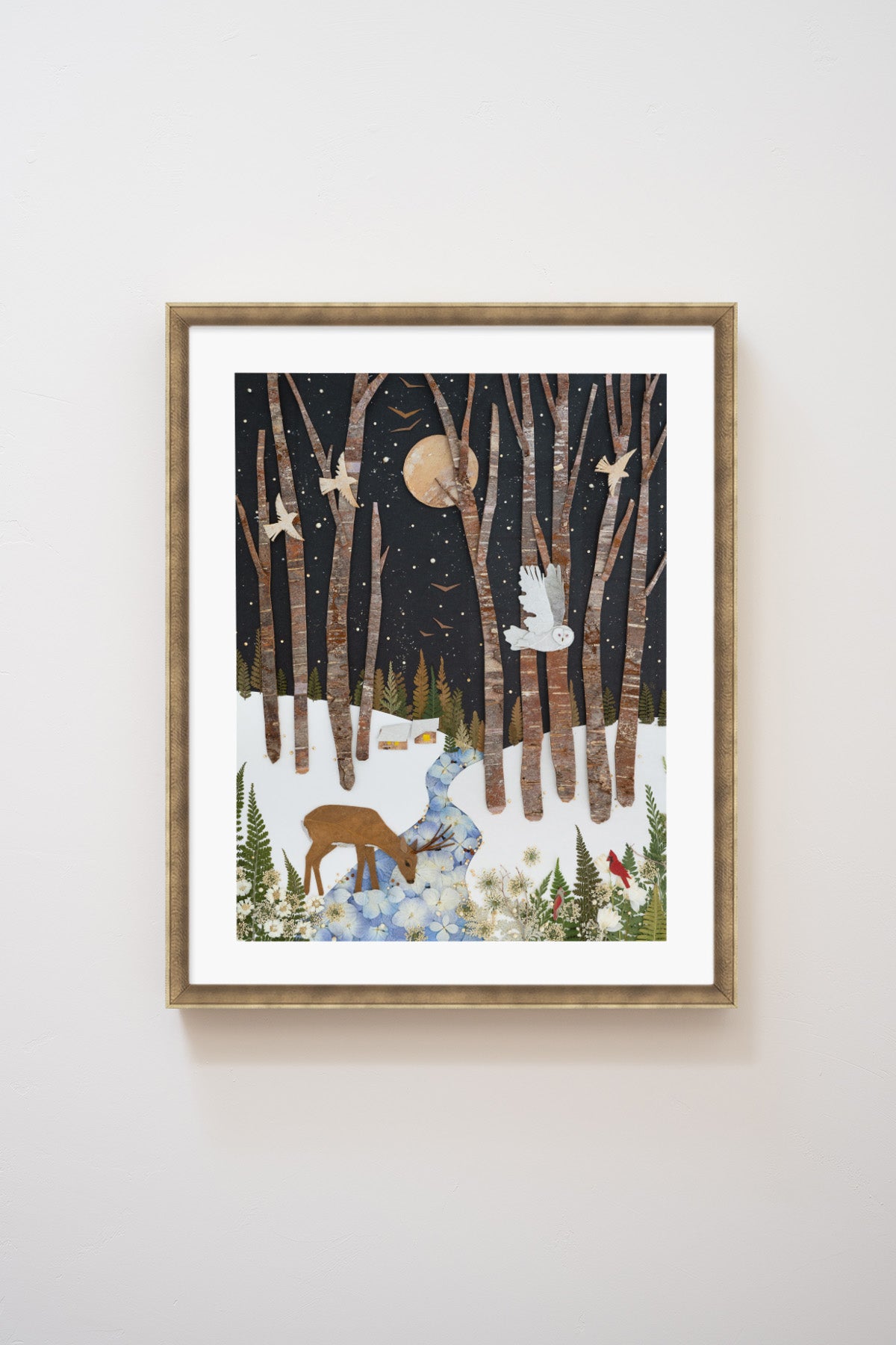 "Snowbird" Flower Print
