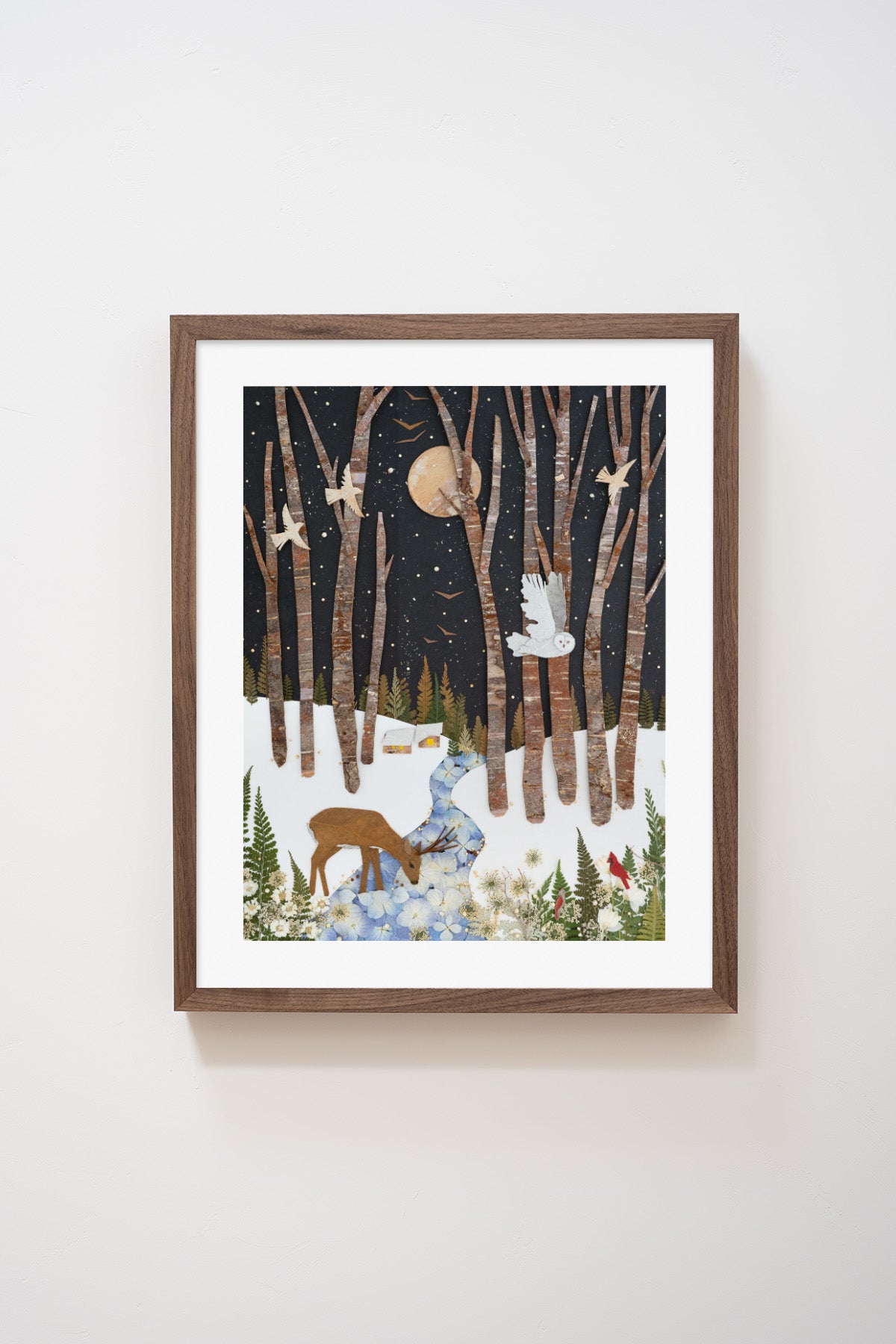 "Snowbird" Flower Print