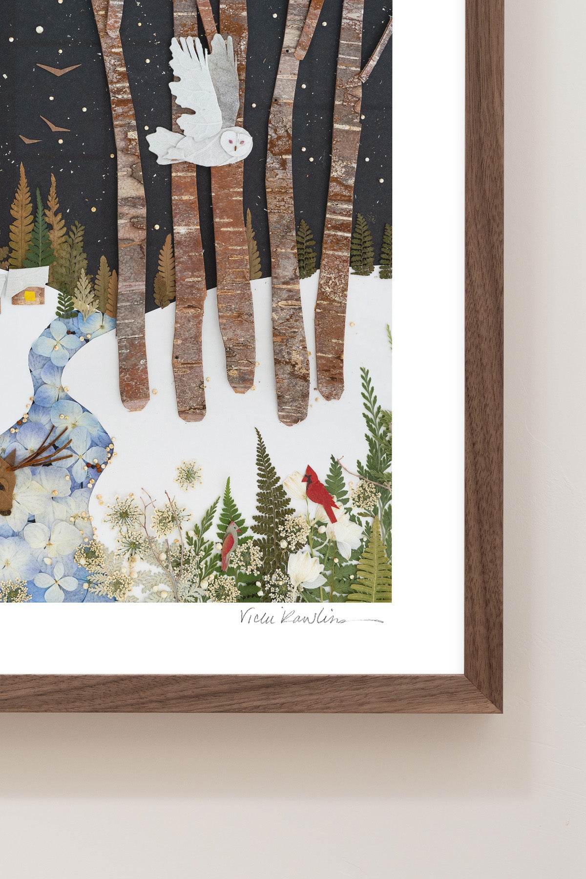 "Snowbird" Flower Print