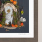 "Spooky Tales" Flower Print
