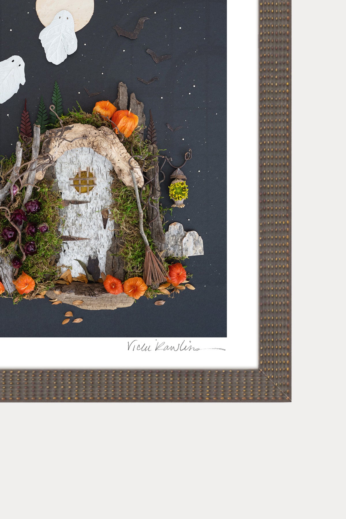 "Spooky Tales" Flower Print