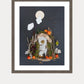 "Spooky Tales" Flower Print