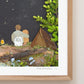 "Stargazers" Flower Print