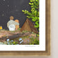 "Stargazers" Flower Print