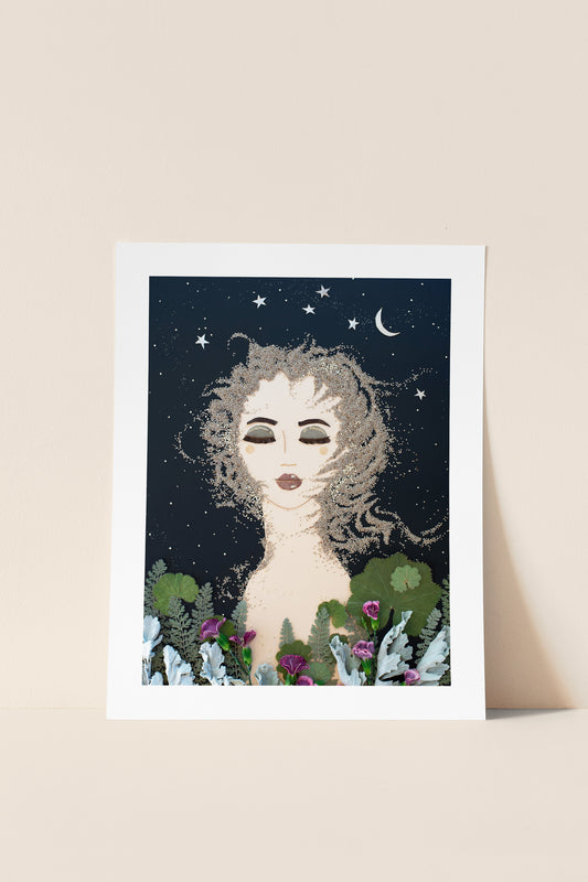 "Starlight" Flower Print