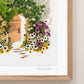 "Stay Open" Flower Print