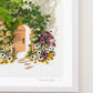 "Stay Open" Flower Print