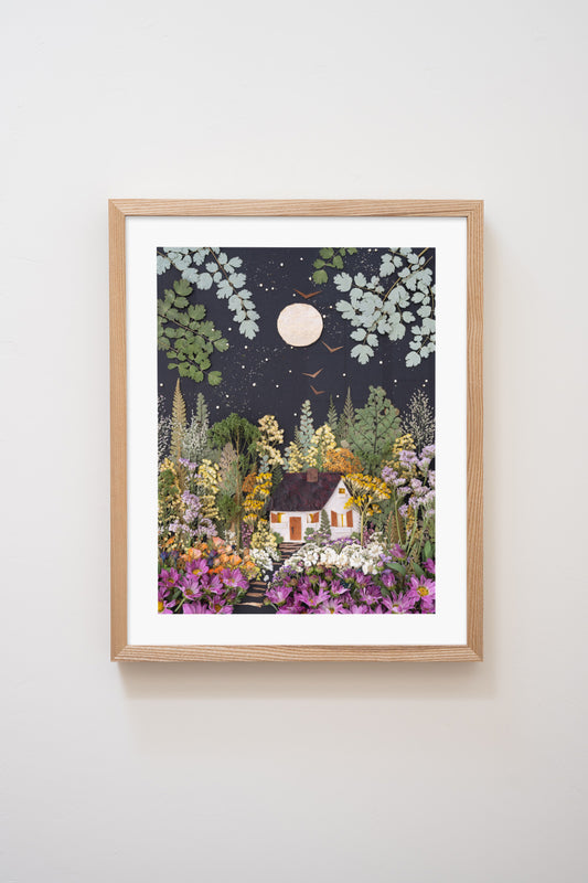 "Staycation" Flower Print