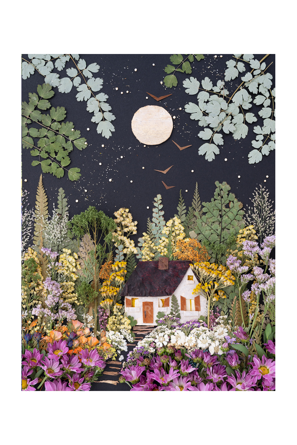 "Staycation" Flower Print