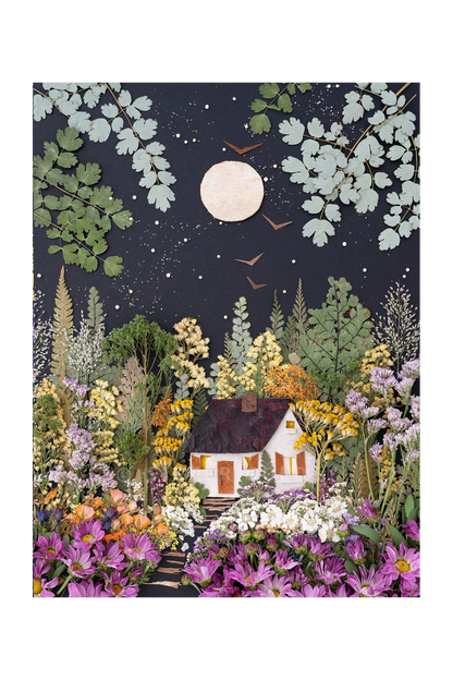 "Staycation" Flower Print