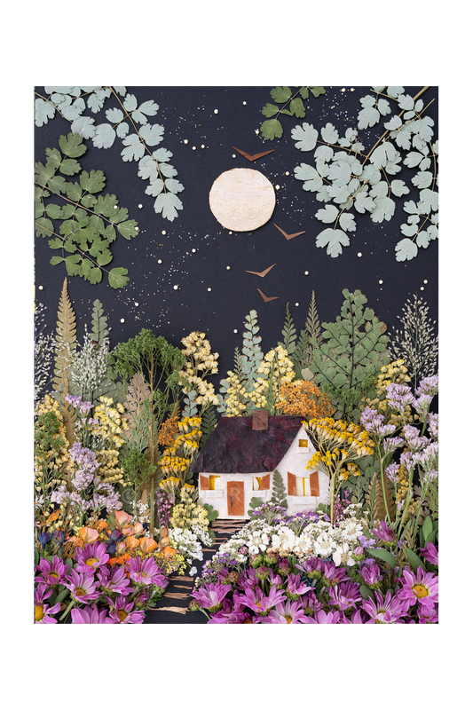 "Staycation" Flower Print