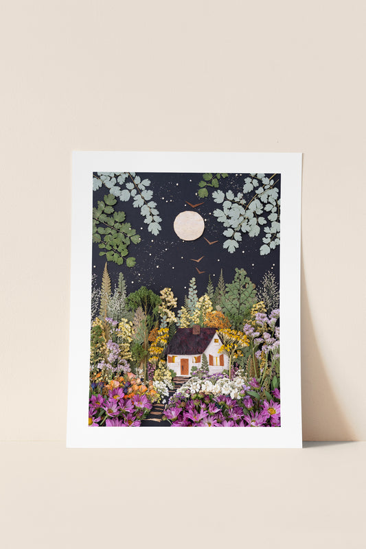 "Staycation" Flower Print