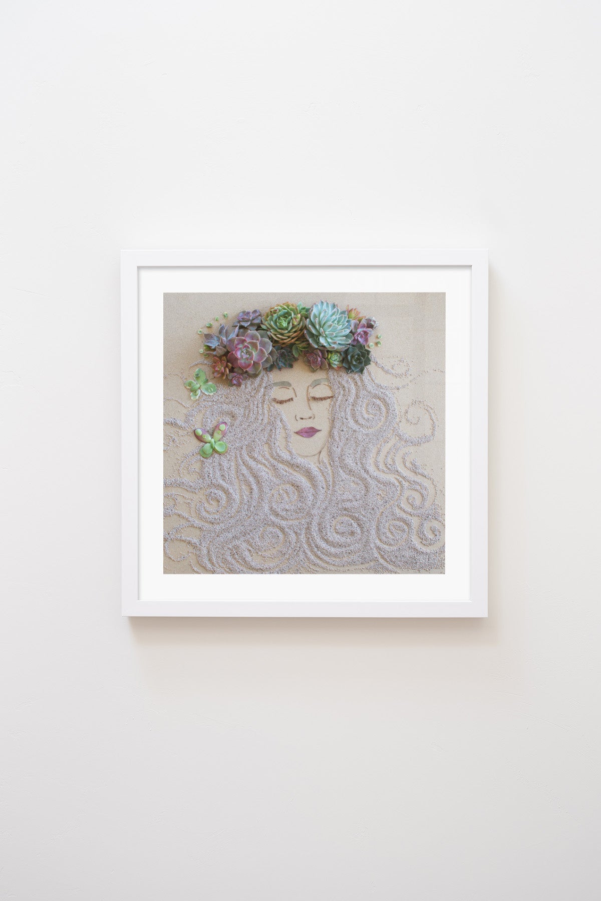 "Succulent Fairy" Flower Print