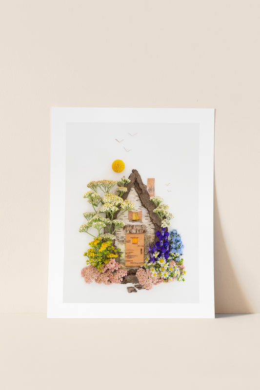 "Summer House" Flower Print