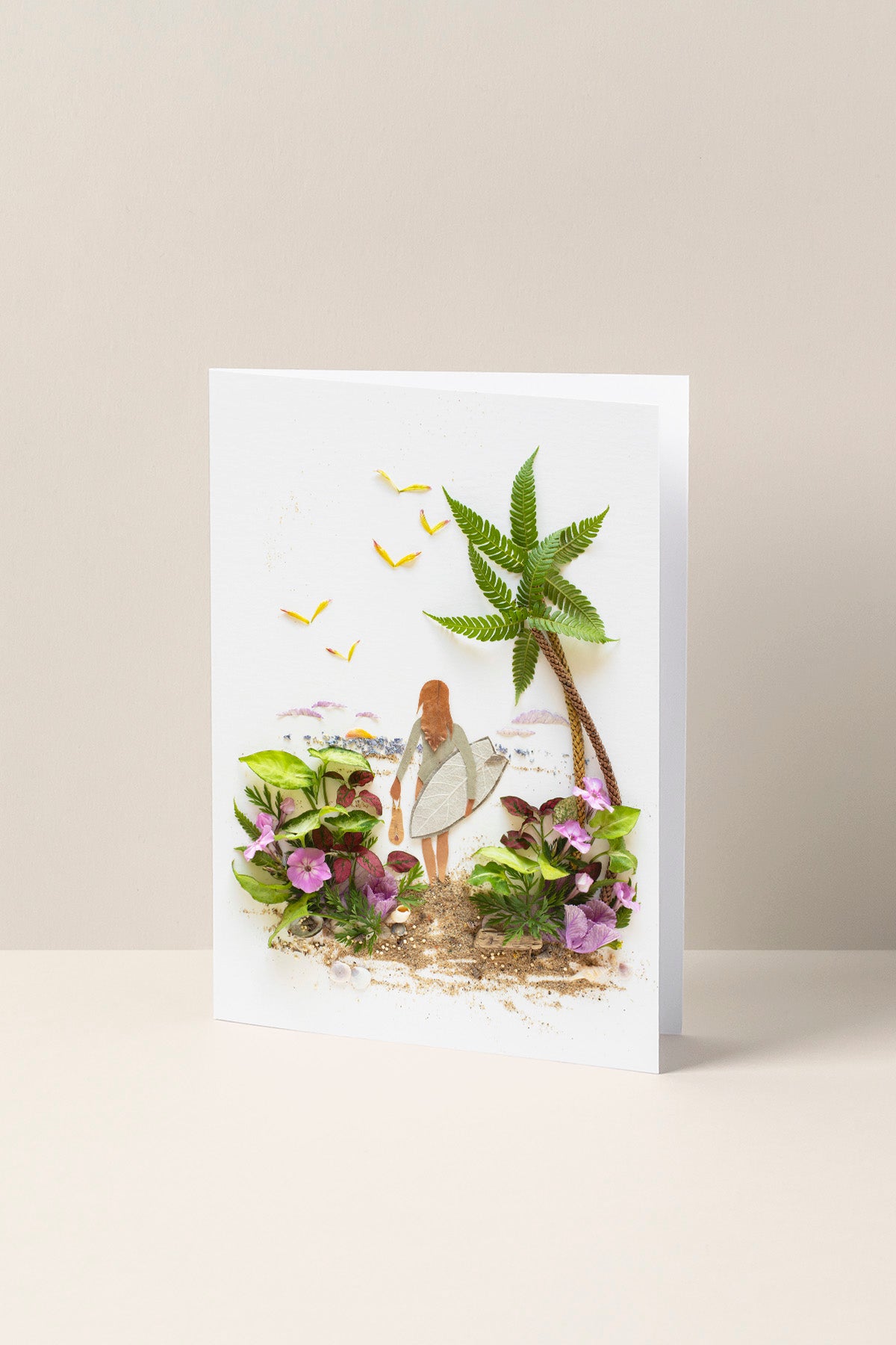 "Surf Like a Girl" Greeting Card