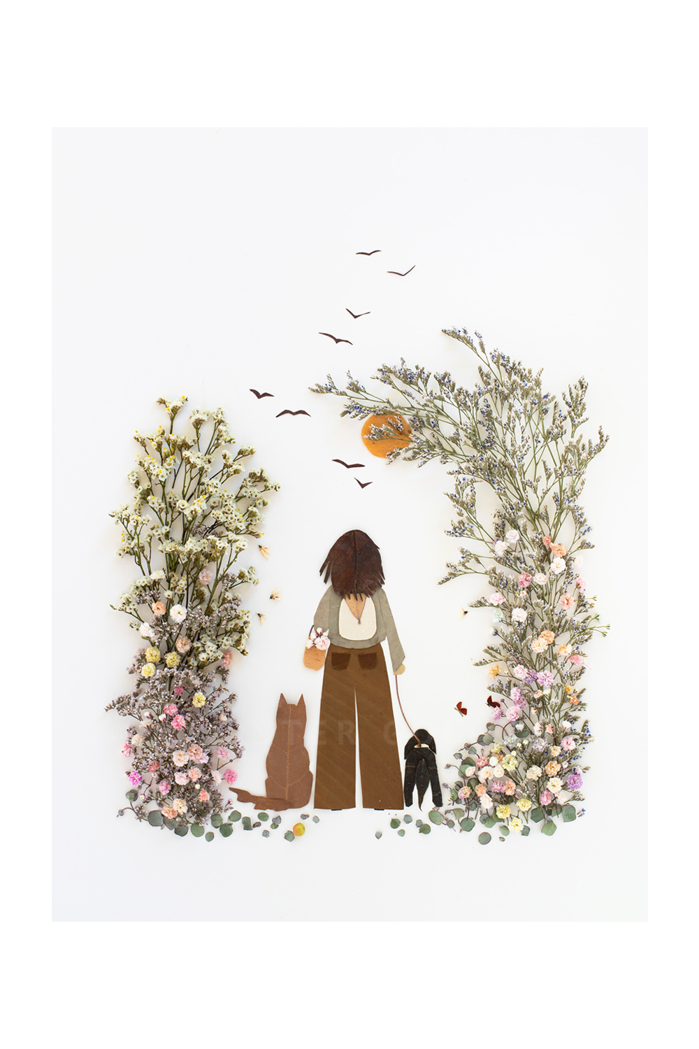 "Take a Walk" Flower Print