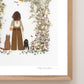 "Take a Walk" Flower Print