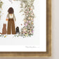 "Take a Walk" Flower Print