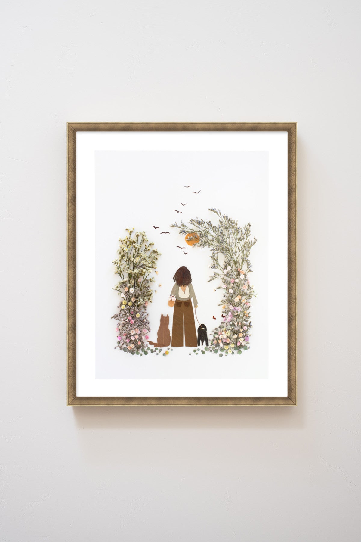 "Take a Walk" Flower Print