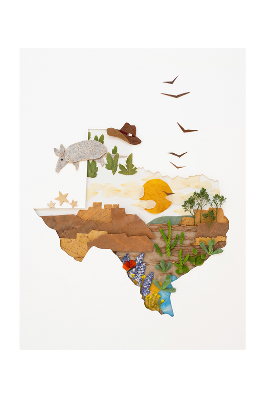 "Texas" Flower Print