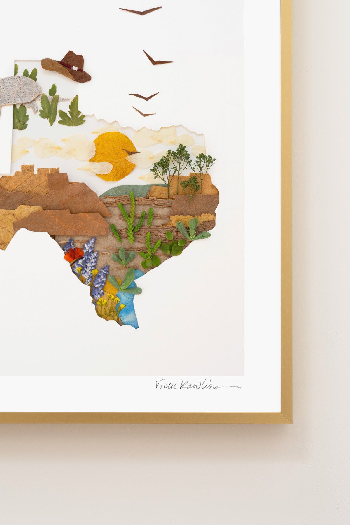 "Texas" Flower Print