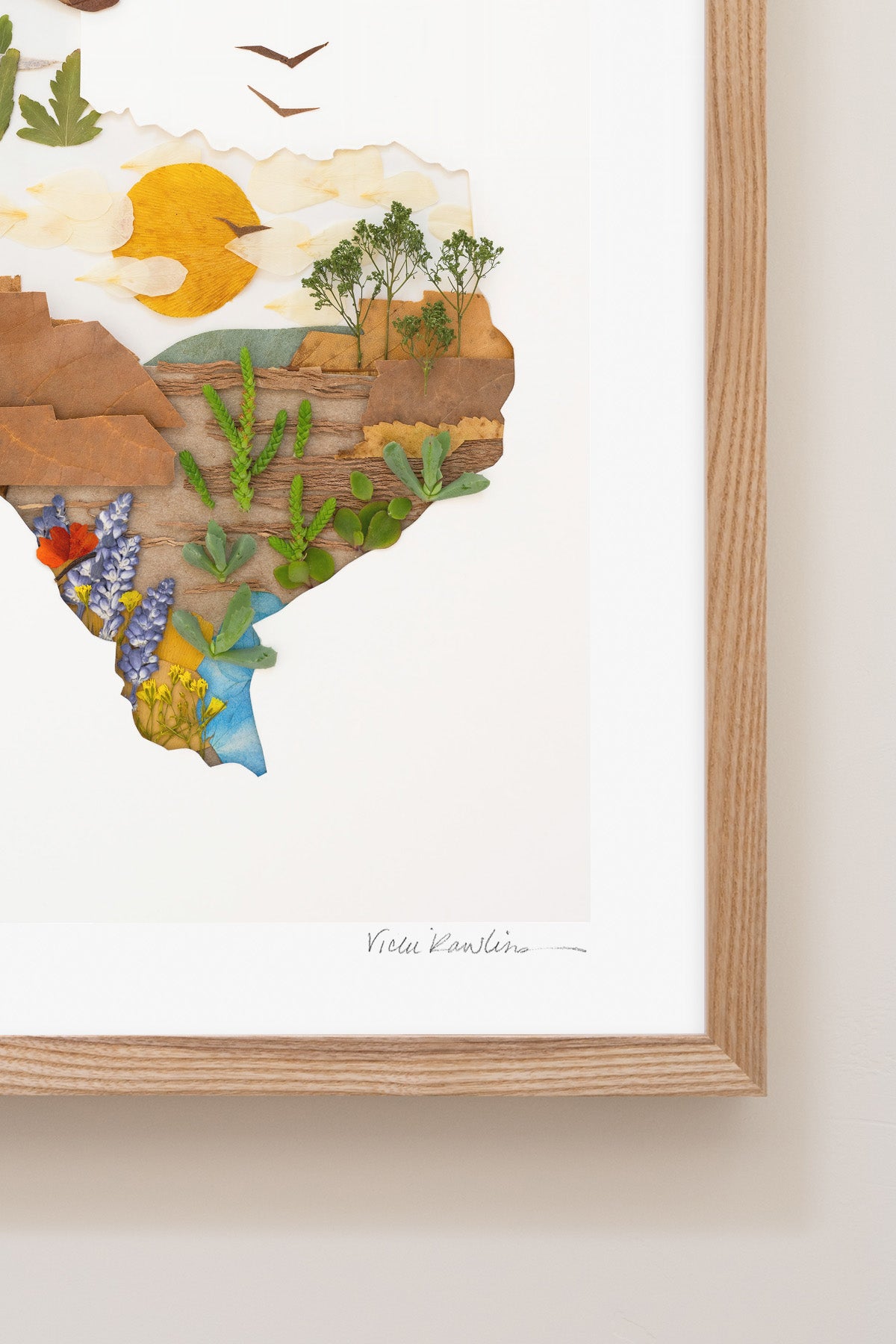 "Texas" Flower Print