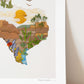 "Texas" Flower Print