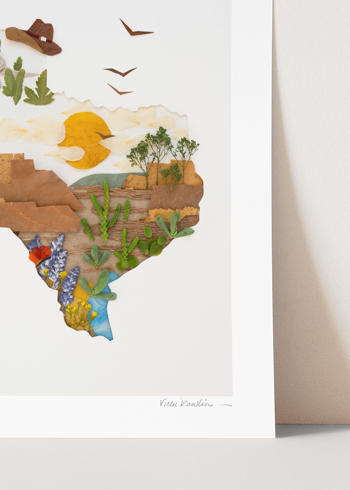 "Texas" Flower Print