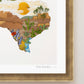"Texas" Flower Print