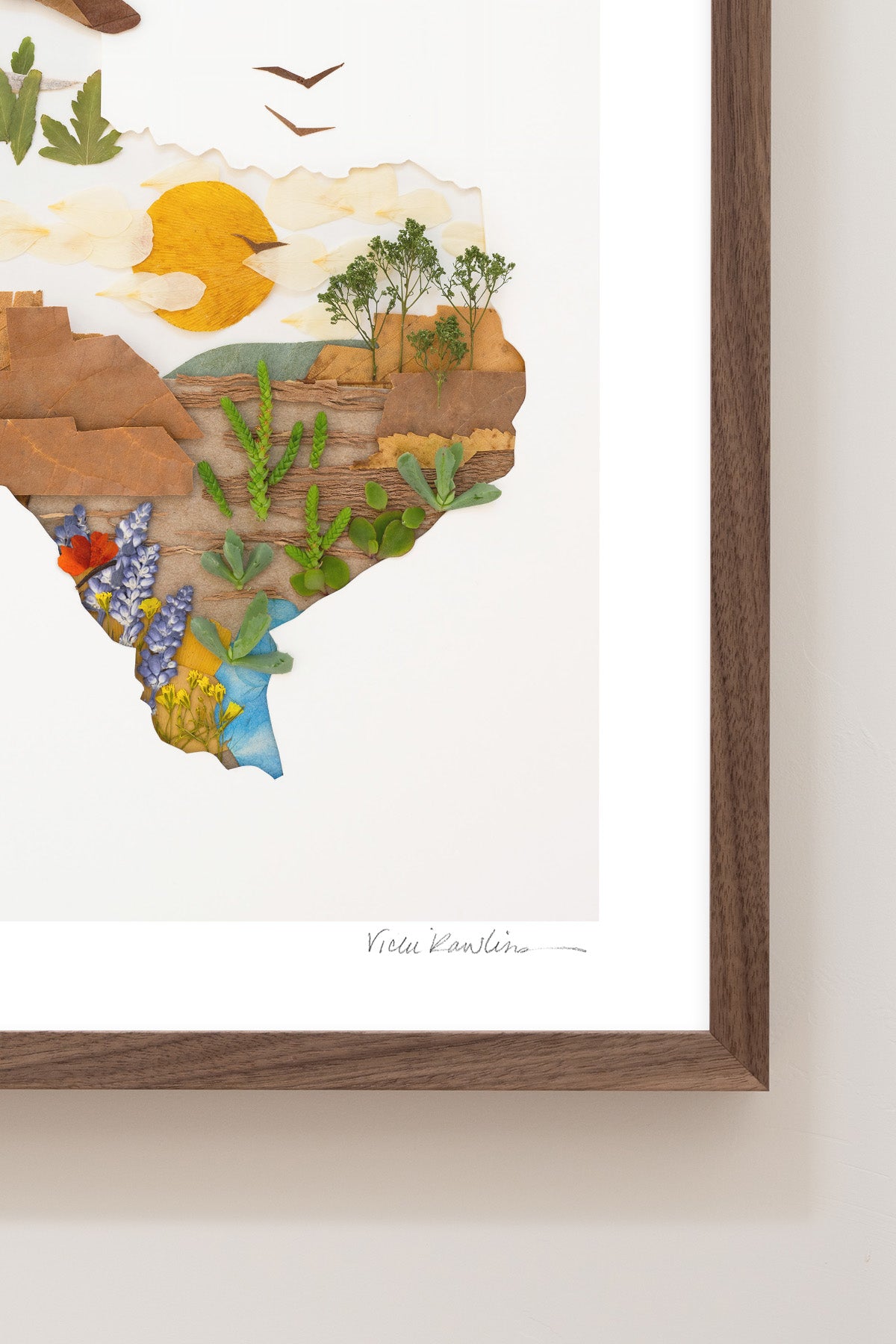 "Texas" Flower Print