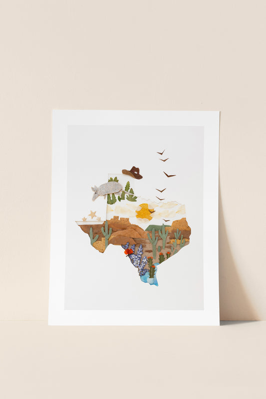 "Texas" Flower Print