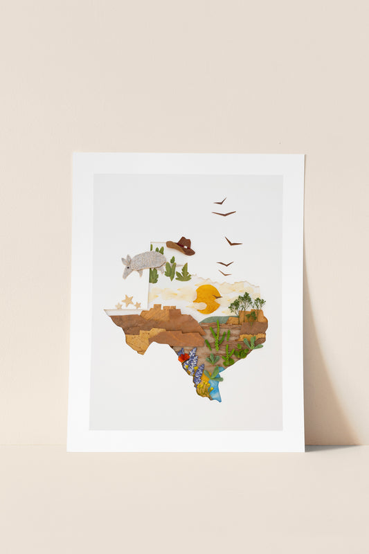 "Texas" Flower Print