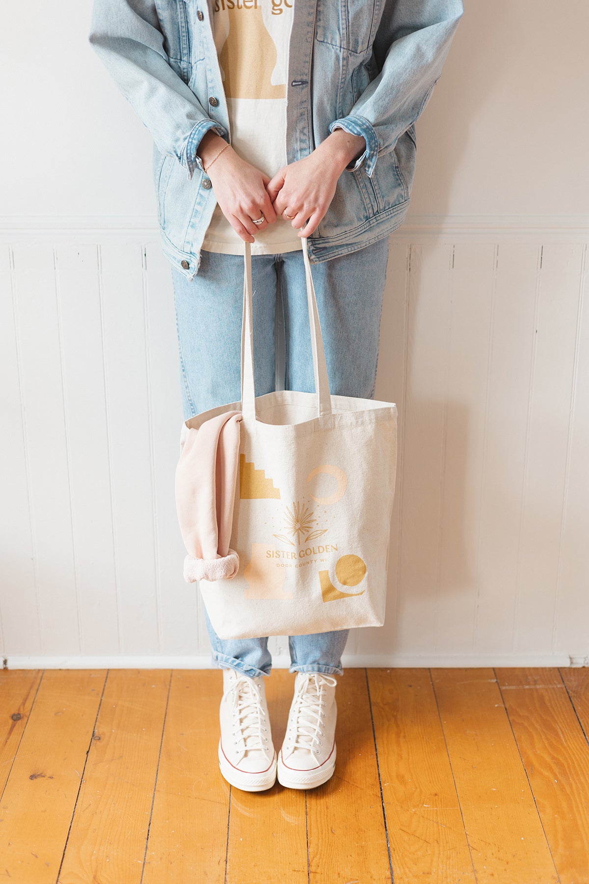 Sister Golden Shapes Tote