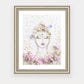 "Tranquility Buddha" Flower Print