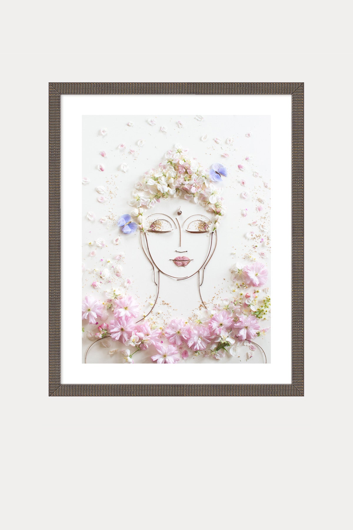 "Tranquility Buddha" Flower Print